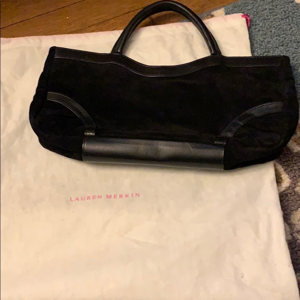 Lauren Merkin suede and leather handbag